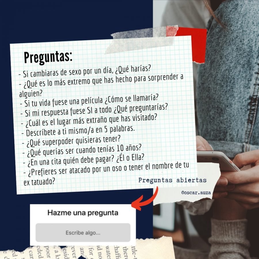 preguntas abiertas en instagram stories