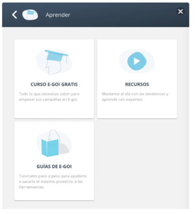 Capacitación con E-goi